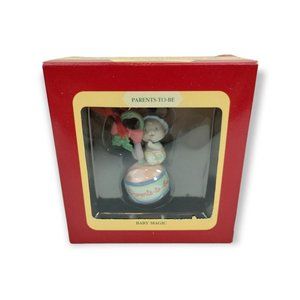 Baby Magic Heirloom Collection Christmas Ornament Parents to Be Dated 1993